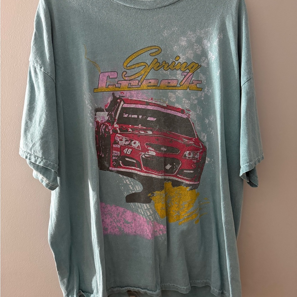 Urban Outfitters Blue Graphic Tee